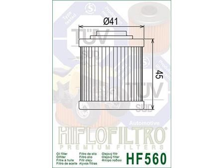 Oljni filter HIFLO HF 560