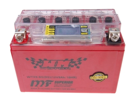 Akumulator HUAWEI WM YTX9-BS iGEL 12V/8Ah s prikazovalnikom napetosti (DS0033)
