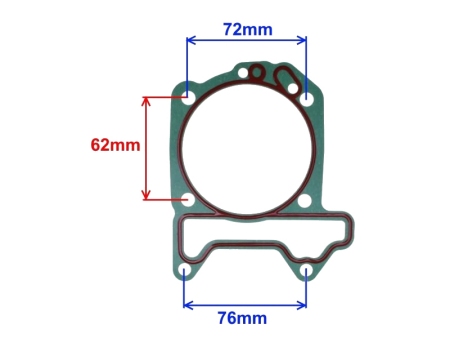 Tesnilo cilindra WM Piaggio FLY 125ccm 4T 0,4mm