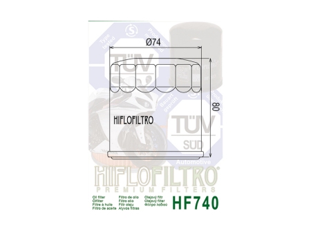 Oljni filter HIFLO HF 740