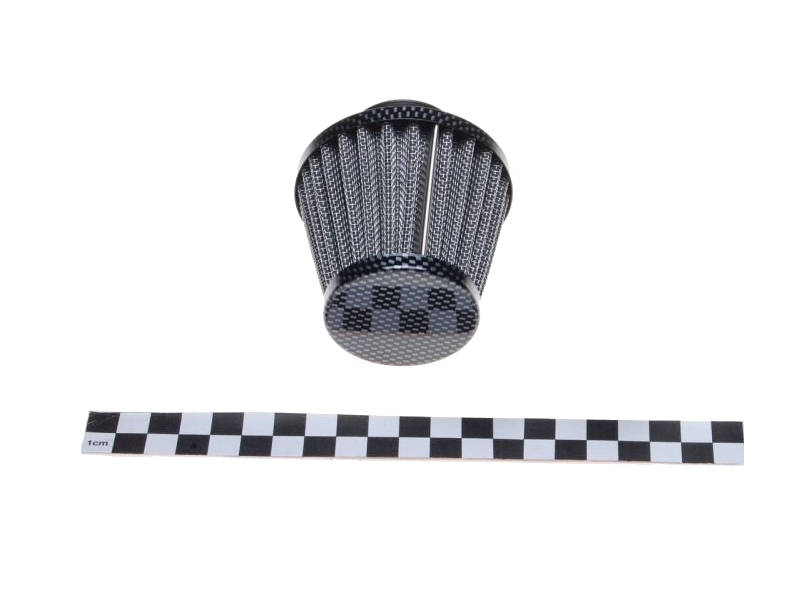 Zračni filter športni WM z ravnim priključkom premera 54mm karbon