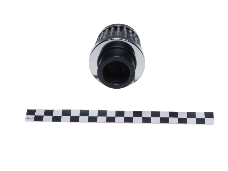 Zračni filter športni WM z ravnim priključkom premera 38mm kromiran