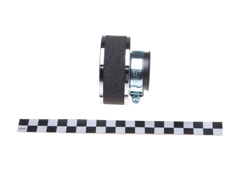Zračni filter športni WM penasti z ravnim priključkom premera 42mm kromiran