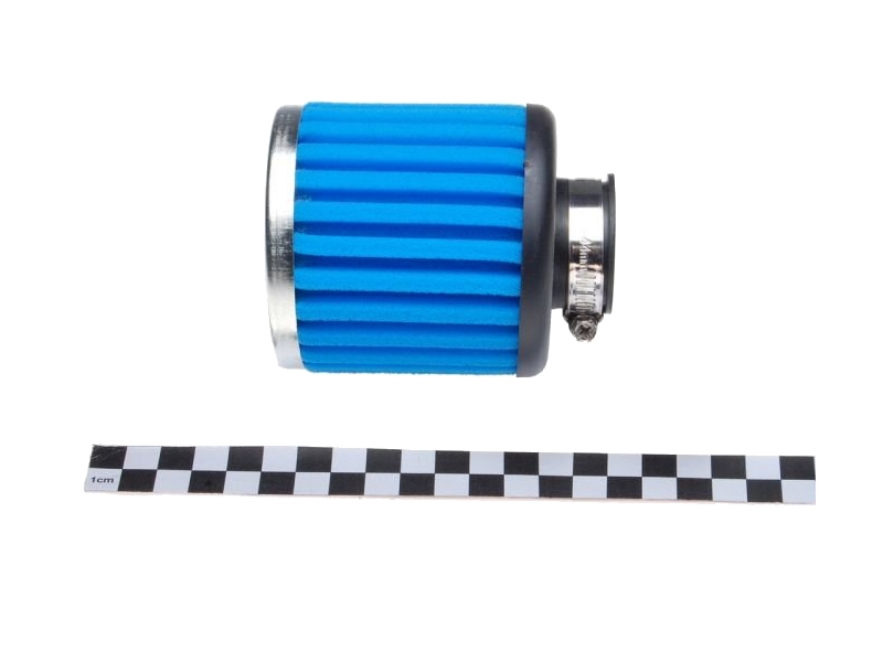 Zračni filter športni WM High performance z ravnim priključkom premera 32mm moder