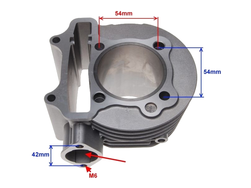 Cilinder set 150ccm WM 57,40mm GY6 CHINA 4T