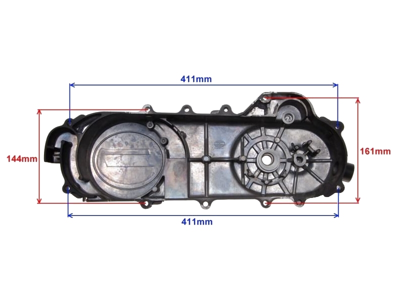 Pokrov motorja (agregata, variomata, sklopke) WM 50ccm GY6 CHINA 4T 46cm